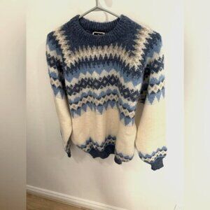 EUC-Vintage 70s Norwegian Cardigan Sweater- Men’s large